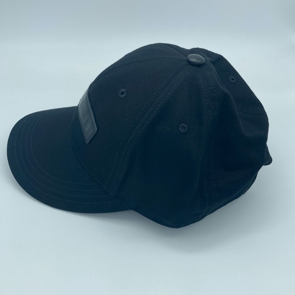 NWT COACH BLACK MIXED MEDIA BASEBALL CAP - Picture 6 of 8